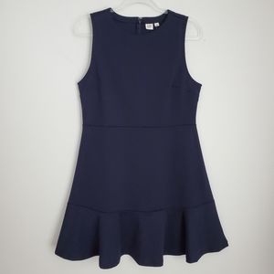 Gap Navy Peplum Hem Dress Size 14